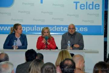 Comité insular y local del PP en Telde y visita a Melenara (Foto Francisco Javier Santana)
